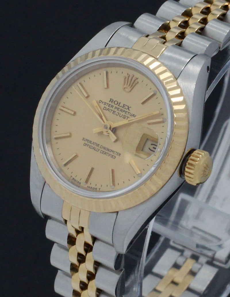 Rolex Lady-Datejust 69173 - 1990 - Rolex horloge - Rolex kopen - Rolex dames horloge - Trophies Watches