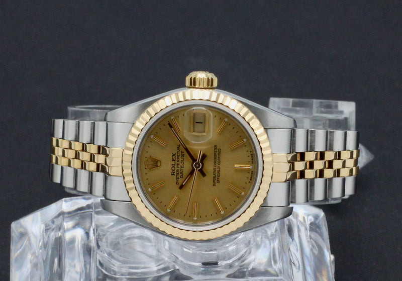 Rolex Lady-Datejust 69173 - 1990 - Rolex horloge - Rolex kopen - Rolex dames horloge - Trophies Watches