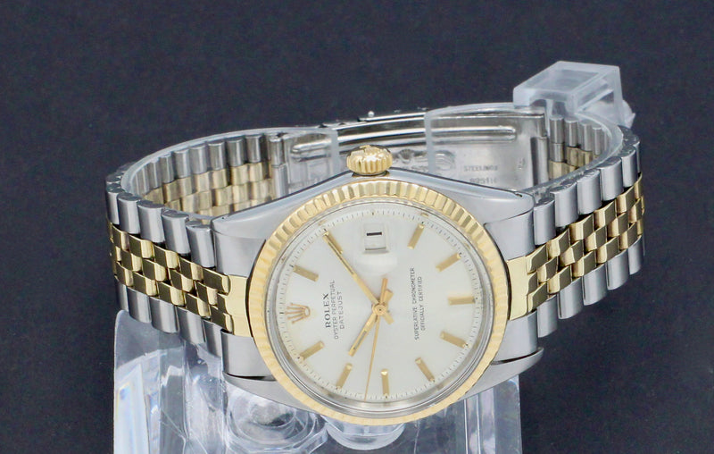 Rolex Datejust 1601 - 1969 - goud/staal - two/tone - Rolex horloge - Rolex kopen - Rolex heren horloge - Trophies Watches