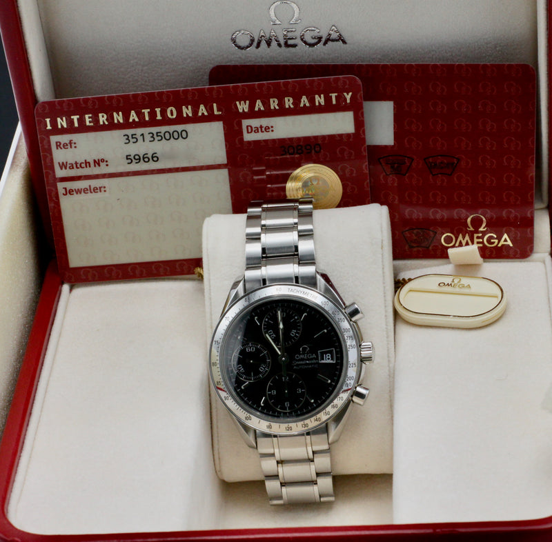 Omega Speedmaster 3513.50.00 - 1998 - Omega horloge - Omega kopen - Omega heren horloge - Trophies Watches