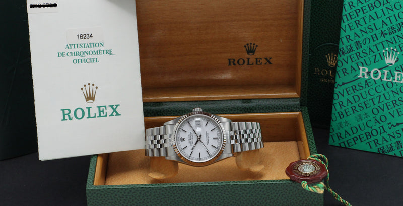 Rolex Datejust 16234 - 2002 - Rolex horloge - Rolex kopen - Rolex heren horloge - Trophies Watches