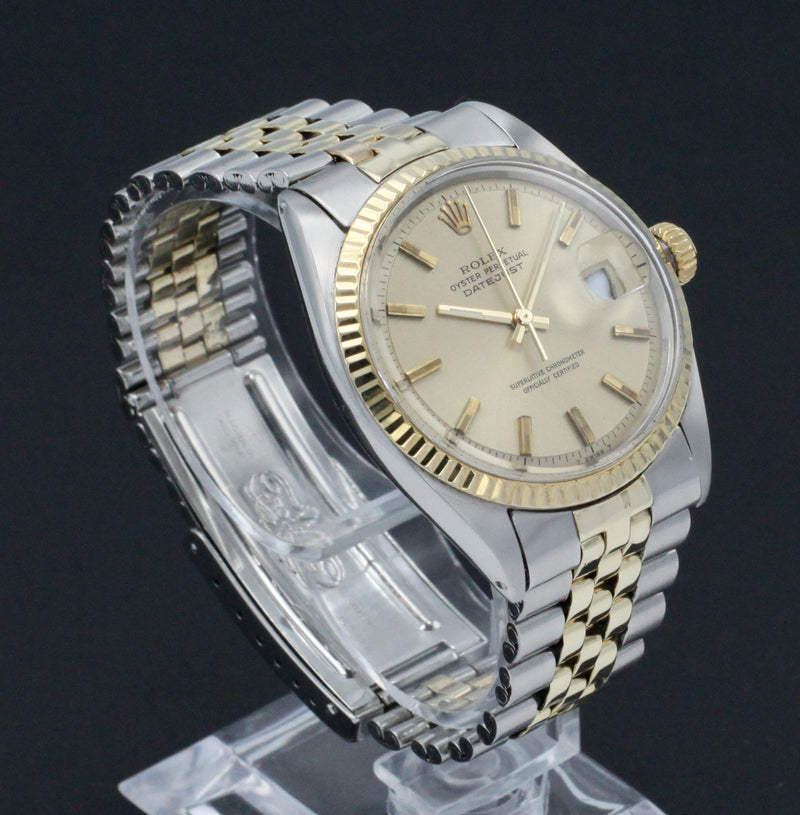 Rolex Datejust 1601 - 1971 - goud/staal - two/tone - Rolex horloge - Rolex kopen - Rolex heren horloge - Trophies Watches