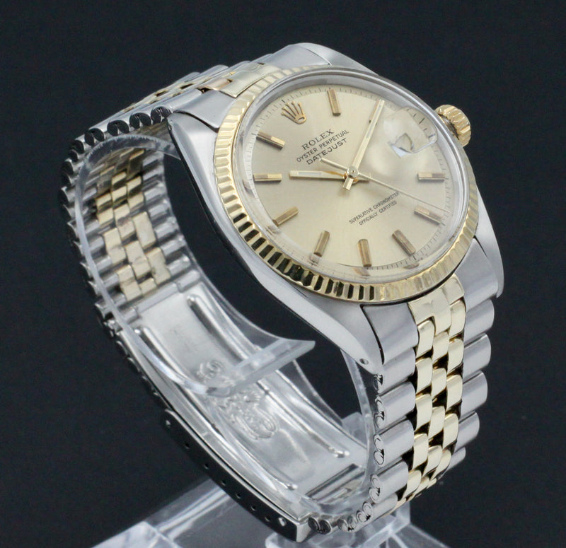 Rolex Datejust 1601 - 1971 - goud/staal - two/tone - Rolex horloge - Rolex kopen - Rolex heren horloge - Trophies Watches