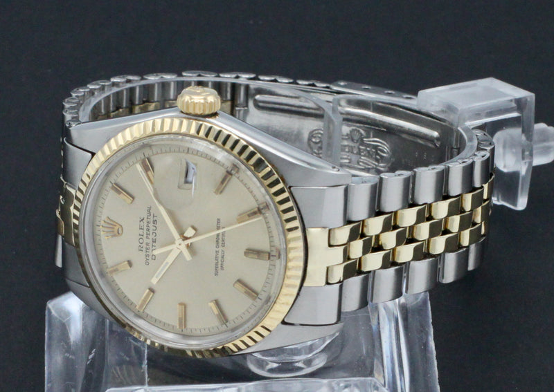 Rolex Datejust 1601 - 1971 - goud/staal - two/tone - Rolex horloge - Rolex kopen - Rolex heren horloge - Trophies Watches