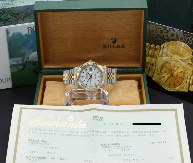 Rolex Datejust 16263 - 2002 - Rolex horloge - Rolex kopen - Rolex heren horloge - Trophies Watches