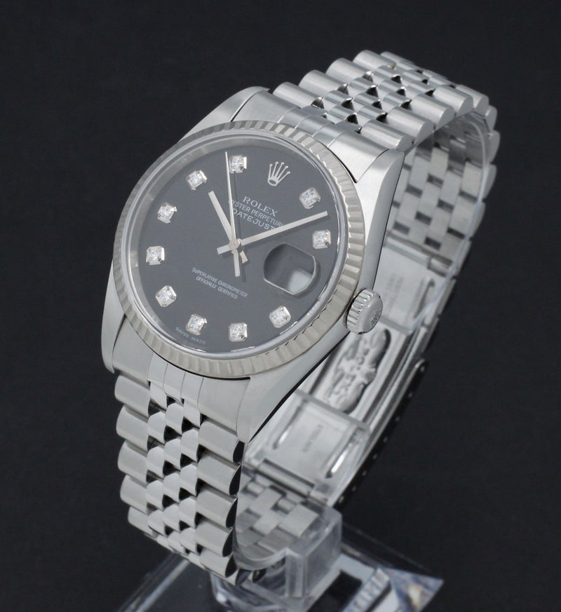 Rolex Datejust 16234G - 2005 - Rolex horloge - Rolex kopen - Rolex heren horloge - Trophies Watches