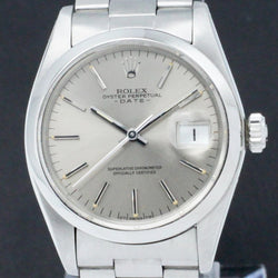 Rolex Oyster Perpetual Date 1500 - 1976 - Sigma Dial - Rolex horloge - Rolex kopen - Rolex heren horloge - Trophies Watches