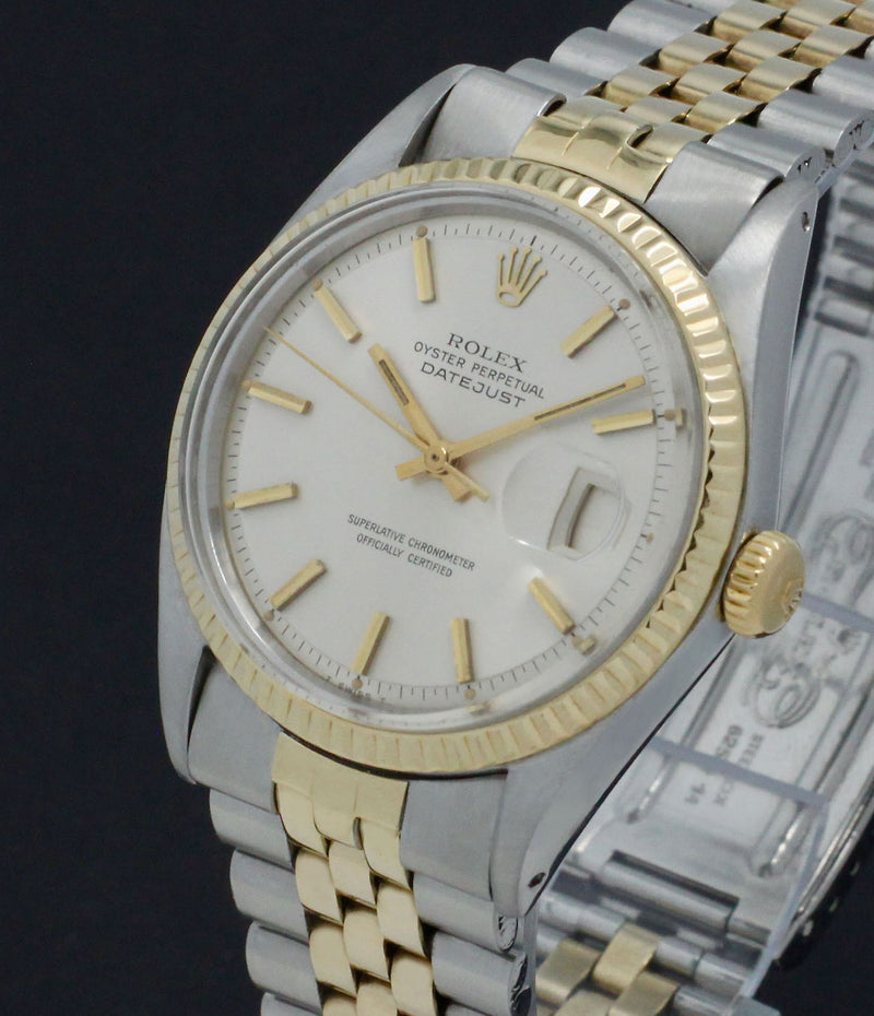 Rolex Datejust 1601 - 1971 - goud/staal - two/tone - Rolex horloge - Rolex kopen - Rolex heren horloge - Trophies Watches