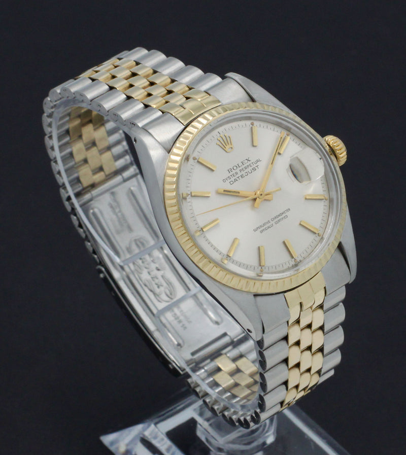 Rolex Datejust 1601 - 1971 - goud/staal - two/tone - Rolex horloge - Rolex kopen - Rolex heren horloge - Trophies Watches