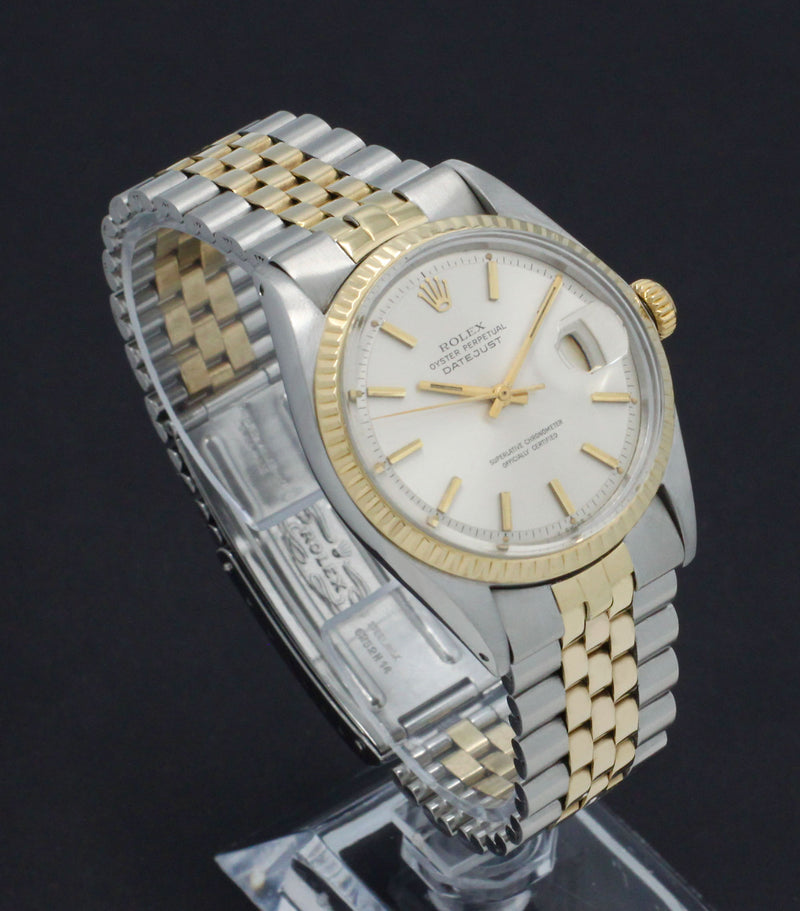 Rolex Datejust 1601 - 1971 - goud/staal - two/tone - Rolex horloge - Rolex kopen - Rolex heren horloge - Trophies Watches