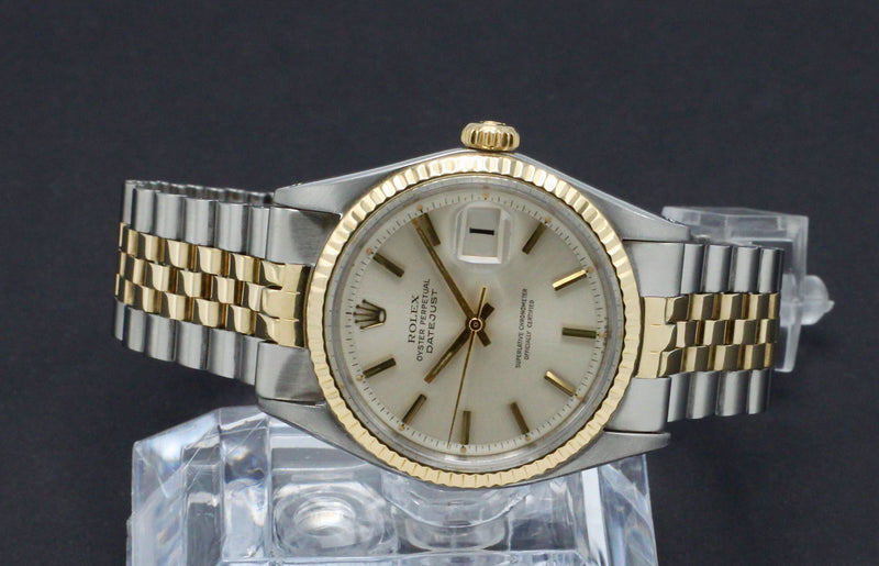 Rolex Datejust 1601 - 1971 - goud/staal - two/tone - Rolex horloge - Rolex kopen - Rolex heren horloge - Trophies Watches