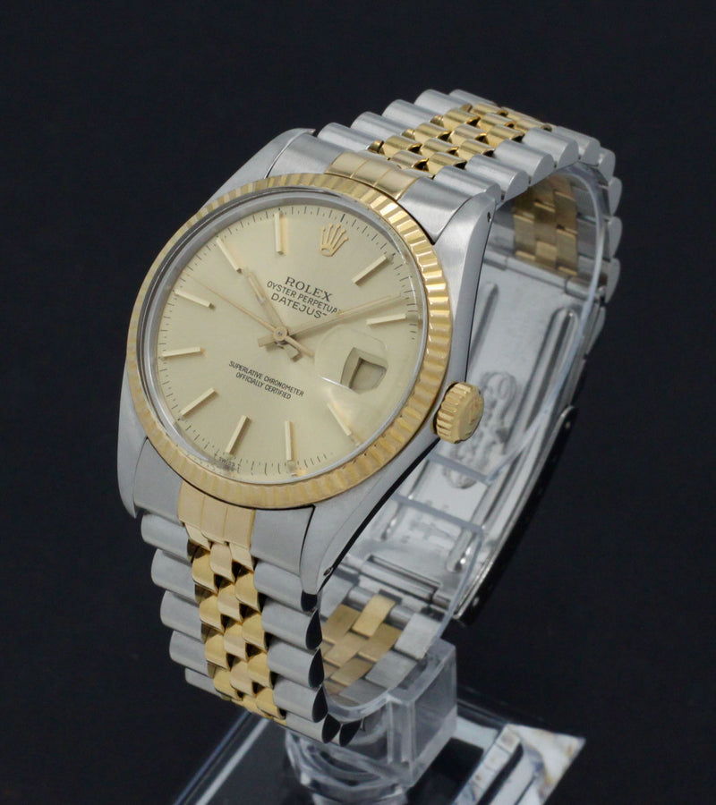 Rolex Datejust 16013 - 1985 - Rolex horloge - Rolex kopen - Rolex heren horloge - Trophies Watches