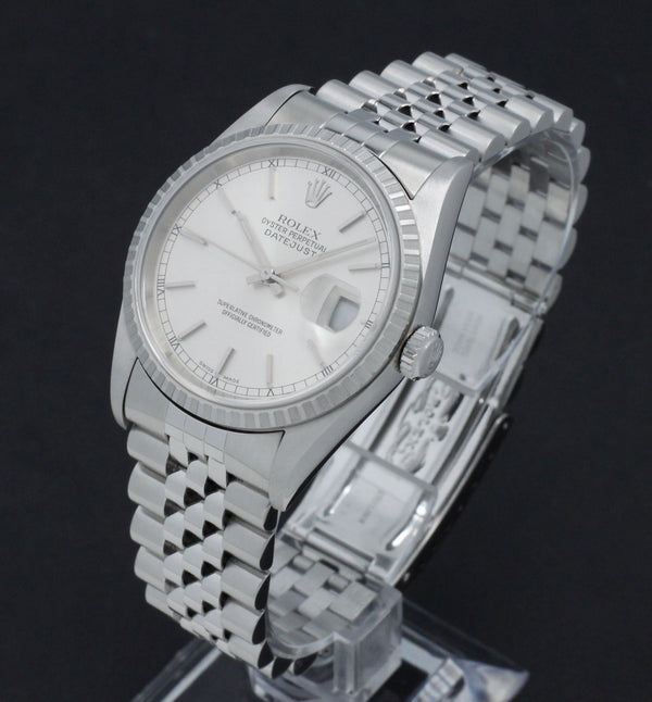 Rolex Datejust 16220 - 2002 - Rolex horloge - Rolex kopen - Rolex heren horloge - Trophies Watches