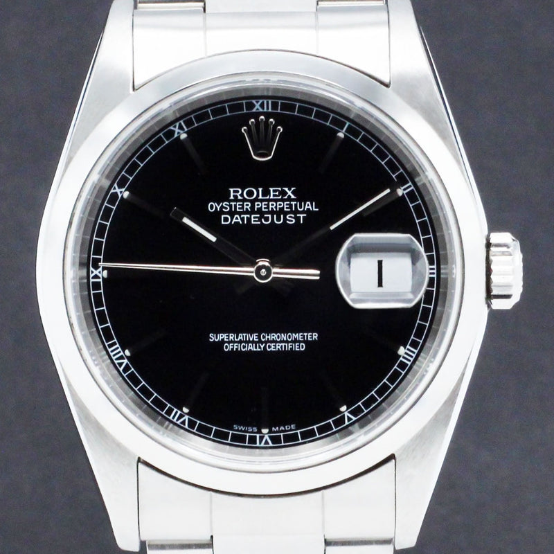 Rolex Datejust 16200 - 2005 - Rolex horloge - Rolex kopen - Rolex heren horloge - Trophies Watches