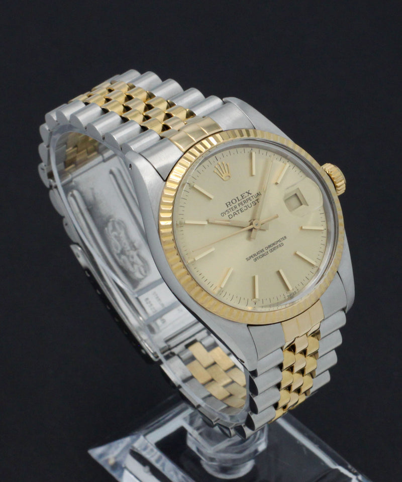 Rolex Datejust 16013 - 1985 - Rolex horloge - Rolex kopen - Rolex heren horloge - Trophies Watches