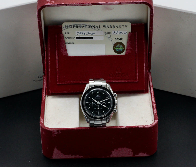 Omega Speedmaster 3570.50.00 - 1999 - Omega horloge - Omega kopen - Omega heren horloges - Trophies Watches