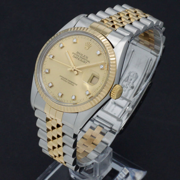 Rolex Datejust 16013G - 1987 - Rolex horloge - Rolex kopen - Rolex heren horloge - Trophies Watches