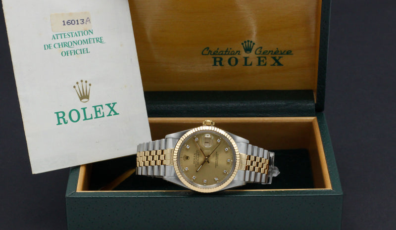 Rolex Datejust 16013G - 1987 - Rolex horloge - Rolex kopen - Rolex heren horloge - Trophies Watches