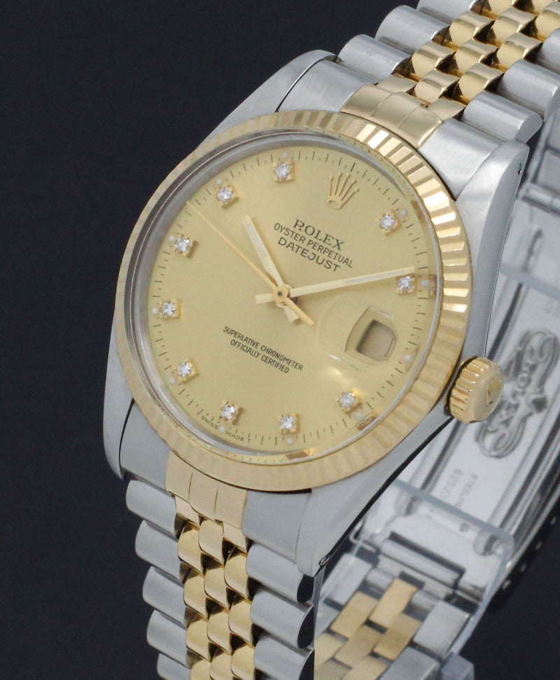 Rolex Datejust 16013G - 1988 - Rolex horloge - Rolex kopen - Rolex heren horloge - Trophies Watches