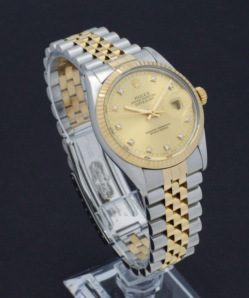 Rolex Datejust 16013G - 1988 - Rolex horloge - Rolex kopen - Rolex heren horloge - Trophies Watches