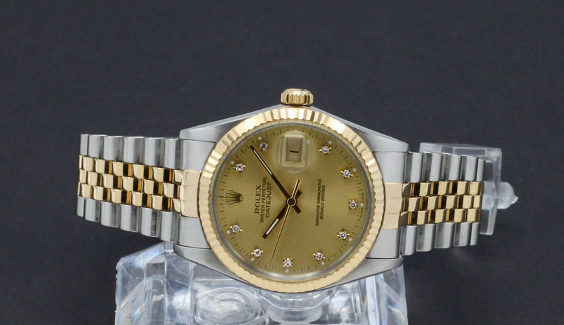 Rolex Datejust 16013G - 1988 - Rolex horloge - Rolex kopen - Rolex heren horloge - Trophies Watches