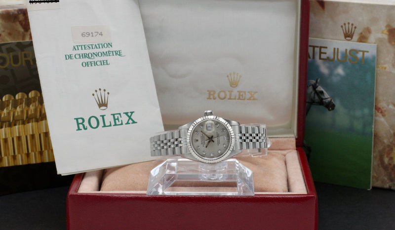 Rolex Oyster Perpetual Lady Datejust 69174G - 1993 - Rolex horloge - Rolex kopen - Rolex dames horloge - Trophies Watches