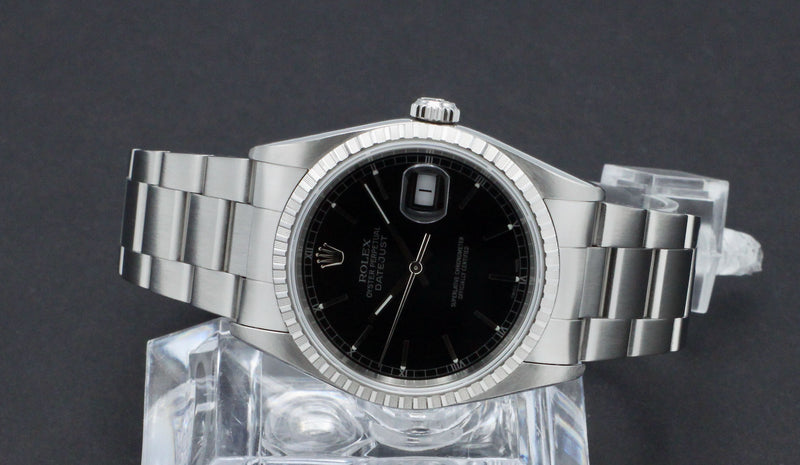 Rolex Datejust 16220 - 2004 - Rolex horloge - Rolex kopen - Rolex heren horloge - Trophies Watches