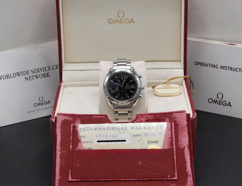 Omega Speedmaster 3513.50.00 - 2001 - Omega horloge - Omega kopen - Omega heren horloge - Trophies Watches