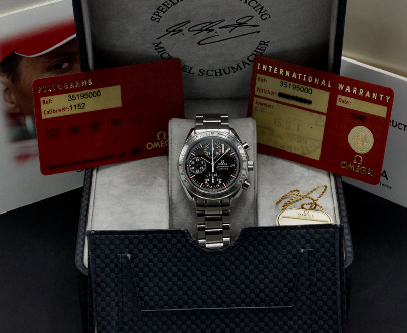 Omega Speedmaster 3519.50.00 - 2001 - Omega horloge - Omega kopen - Omega heren horloge - Trophies Watches