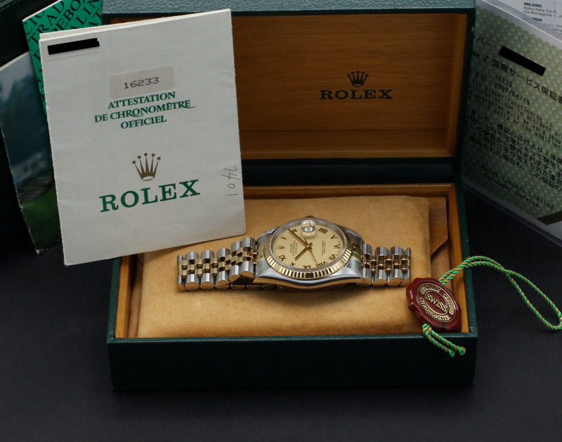 Rolex Datejust 16233 - 1995 - Rolex horloge - Rolex kopen - Rolex heren horloge - Trophies Watches