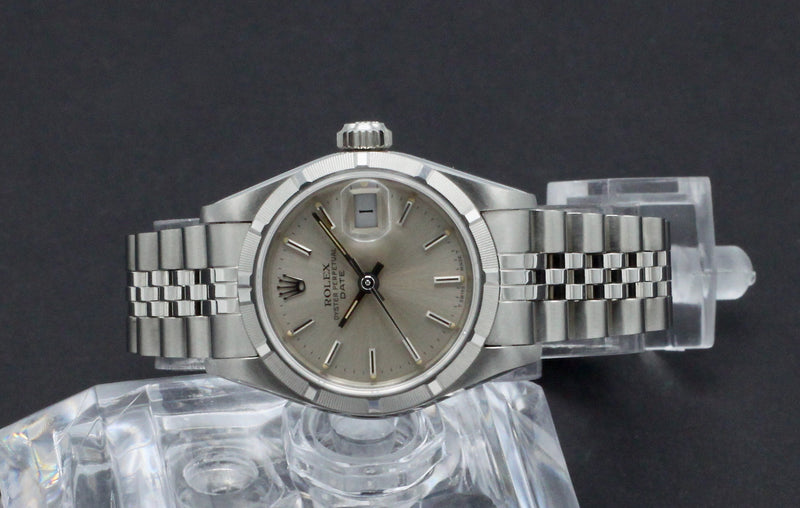 Rolex Oyster Perpetual Lady Date 69190 - 1989 - Rolex horloge - Rolex kopen - Rolex dames horloge - Trophies Watches