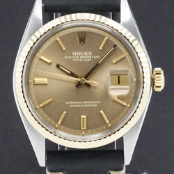 Rolex Datejust 1601 - 1968 - goud/staal - two/tone - Rolex horloge - Rolex kopen - Rolex heren horloge - Trophies Watches