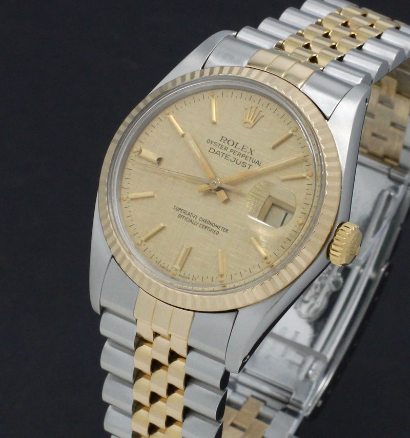 Rolex Datejust 16013 - 1985 - Rolex horloge - Rolex kopen - Rolex heren horloge - Trophies Watches