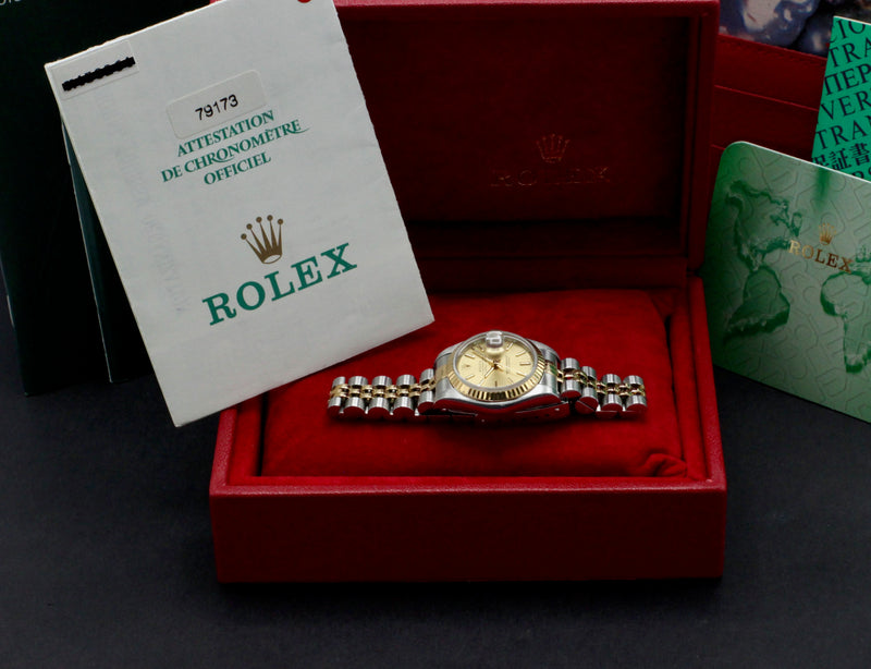 Rolex Lady-Datejust 79173 - 2001 - Rolex horloge - Rolex kopen - Rolex dames horloge - Trophies Watches