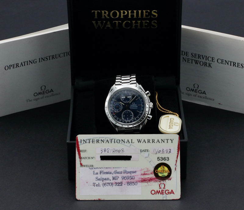 Omega Speedmaster Day Date 3521.80.00 - 1997 - Omega horloge - Omega kopen - Omega heren horloge - Trophies Watches