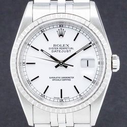 Rolex Datejust 16220 - 2005 - Rolex horloge - Rolex kopen - Rolex heren horloge - Trophies Watches