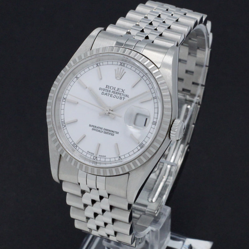 Rolex Datejust 16220 - 2005 - Rolex horloge - Rolex kopen - Rolex heren horloge - Trophies Watches