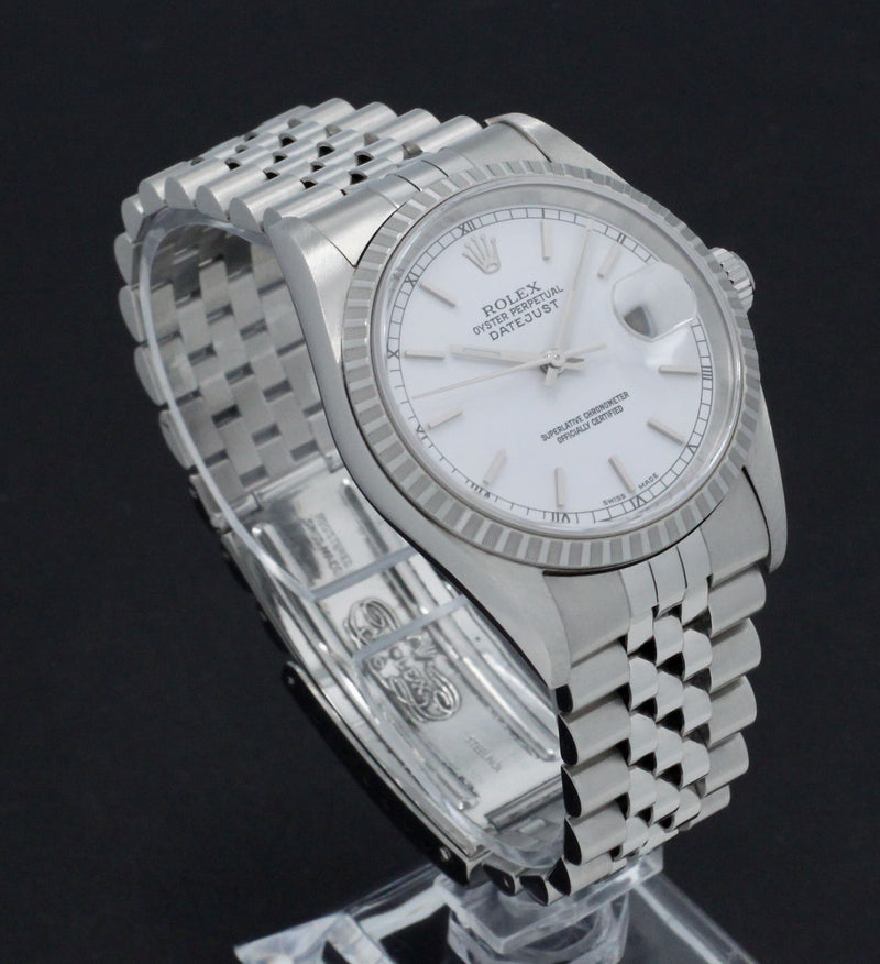 Rolex Datejust 16220 - 2005 - Rolex horloge - Rolex kopen - Rolex heren horloge - Trophies Watches