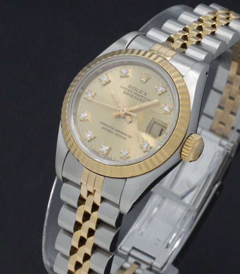 Rolex Lady-Datejust 69173G - 1989 - Rolex horloge - Rolex kopen - Rolex dames horloge - Trophies Watches