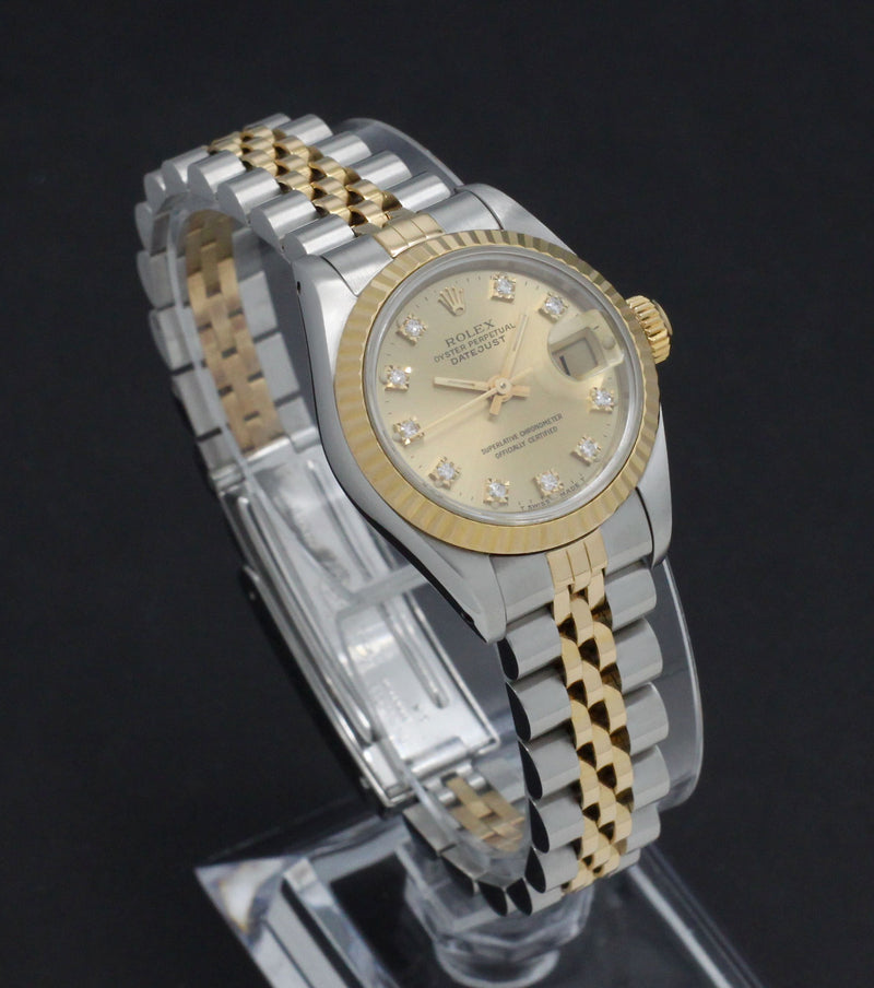 Rolex Lady-Datejust 69173G - 1989 - Rolex horloge - Rolex kopen - Rolex dames horloge - Trophies Watches