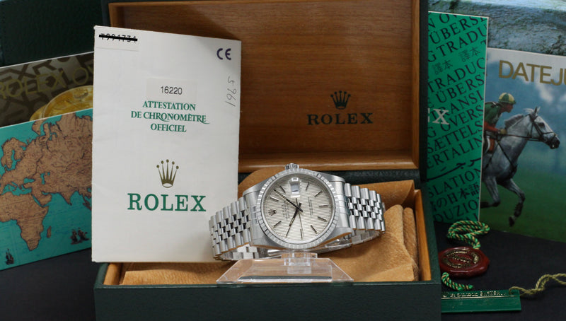 Rolex Datejust 16220 - 1998 - Rolex horloge - Rolex kopen - Rolex heren horloge - Trophies Watches