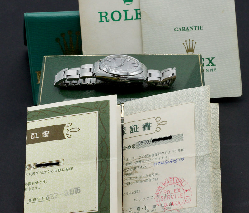 Rolex Air King Precision 5500 - 1973 - Rolex horloge - Rolex kopen - Rolex heren horloge - Trophies Watches