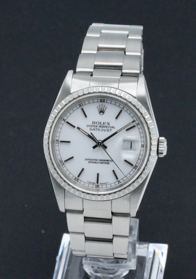 Rolex Datejust 16220 - 1989 - Rolex horloge - Rolex kopen - Rolex heren horloge - Trophies Watches