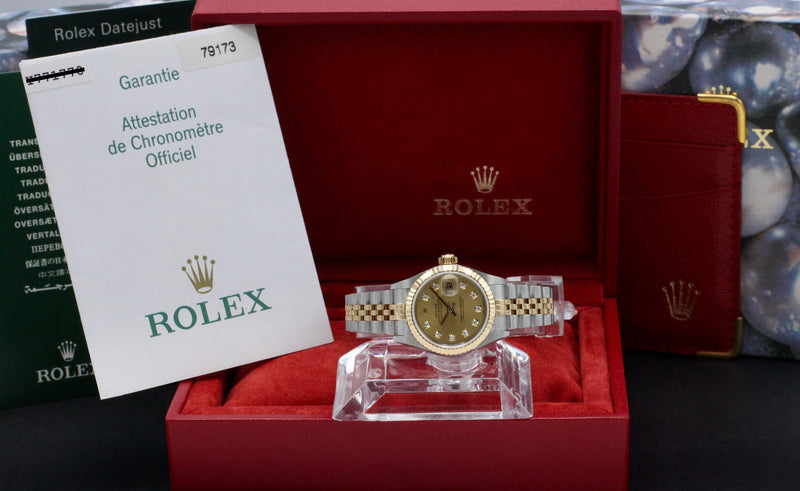 Rolex Lady-Datejust 79173G - 2002 - Rolex horloge - Rolex kopen - Rolex dames horloge - Trophies Watches