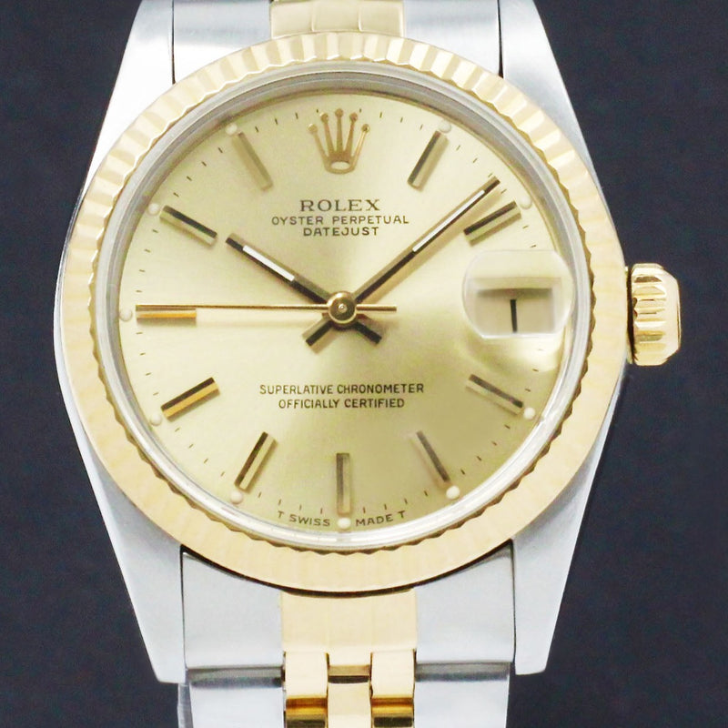 Rolex Lady-Datejust 68273 - 1986 - Rolex horloge - Rolex kopen - Rolex dames horloge - Trophies Watches