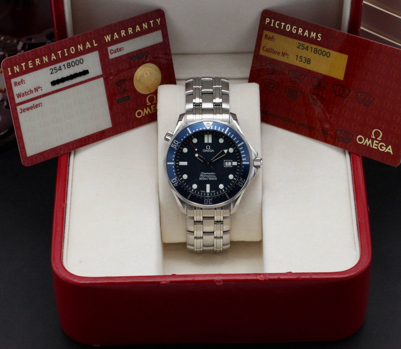 Omega Seamaster Diver 300 M 2541.80.00 - 1998 - Omega horloge - Omega kopen - Omega heren horloge - Trophies Watches