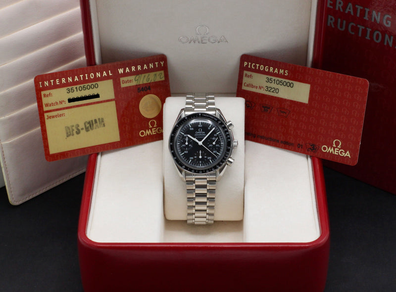 Omega Speedmaster Reduced 3510.50.00 - 2002 - Omega horloge - Omega kopen - Omega heren horloge - Trophies Watches