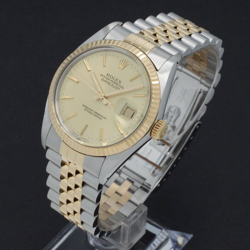 Rolex Datejust 16013 - 1988 - Rolex horloge - Rolex kopen - Rolex heren horloge - Trophies Watches