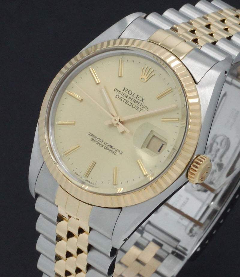 Rolex Datejust 16013 - 1988 - Rolex horloge - Rolex kopen - Rolex heren horloge - Trophies Watches