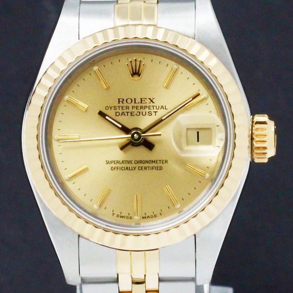 Rolex Lady-Datejust 69173 - 1987 - Rolex horloge - Rolex kopen - Rolex dames horloge - Trophies Watches